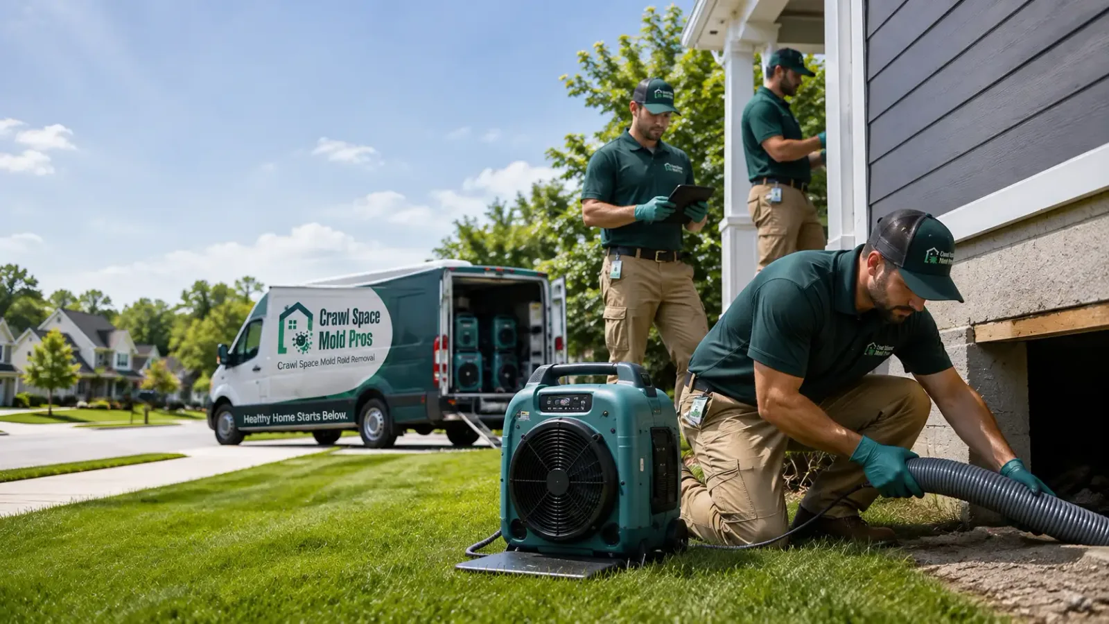 Crawl Space Mold Removal in Kenmore, WA